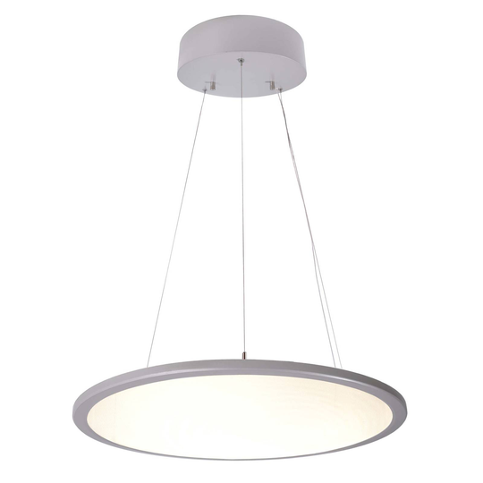 LED-pendellampa 3420 rund, 3 000 K aluminium