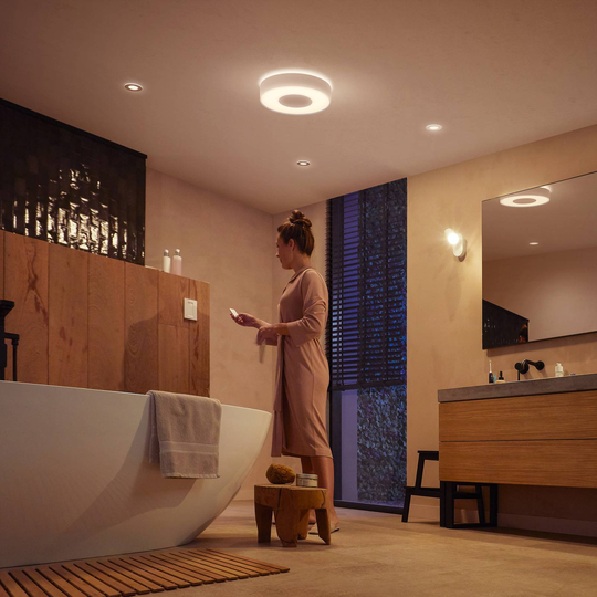 Philips Hue Xamento LED-taklampa IP44 38,1 cm