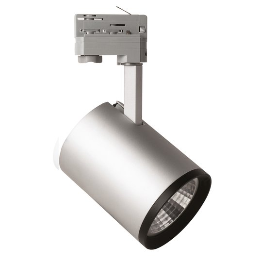 LED-spotlight Marco för 3-fas skena silver 3 000 K
