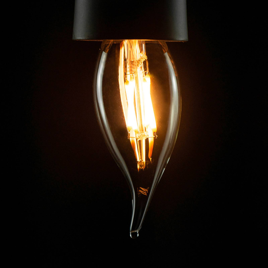 SEGULA LED-ljus vindstöt E14 3,2W 2 700 K klar
