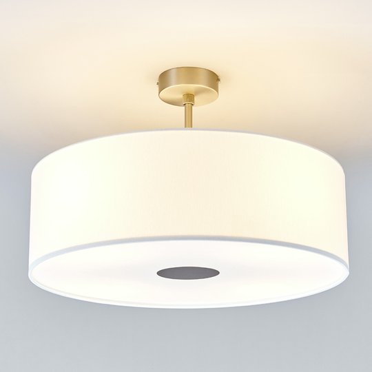 Avståndstaklampa Gala, 50 cm, chintz vit