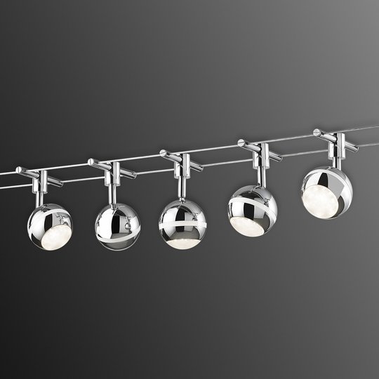 LED-linsystem Baloubet i krom