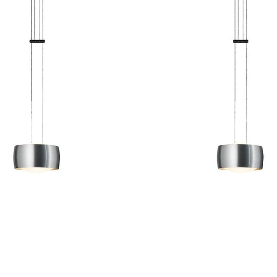 OLIGO Grace LED-pendellampa 2 lampor alu
