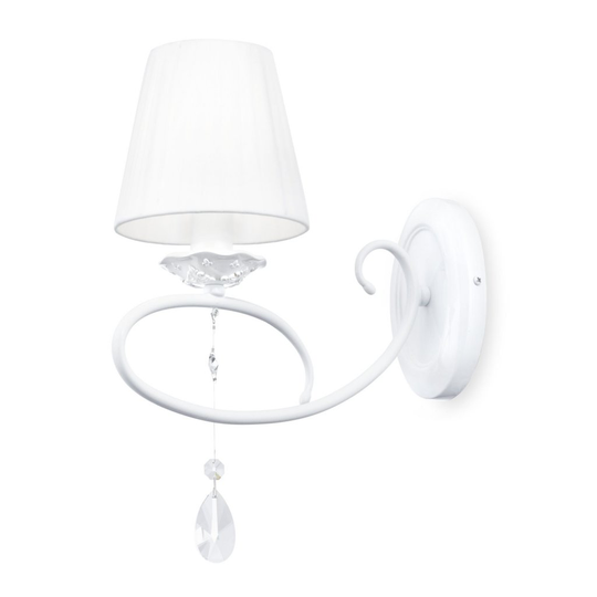Passarinho vägglampa (Vit)