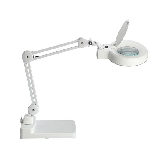 LED-lupplampa MAULviso vit