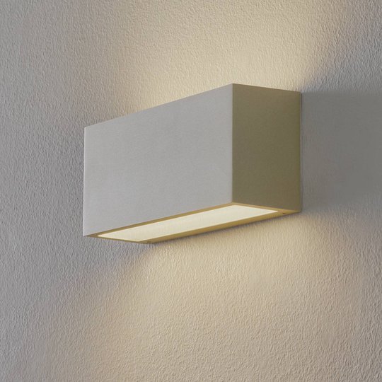 BEGA 50147 vägglampa 3 000 K DALI 25 cm palladium