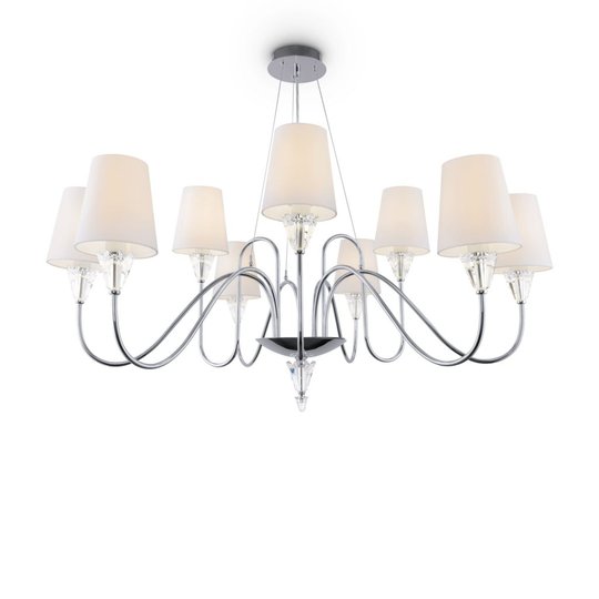 Florero taklampa 100cm (Förkromad/blank)