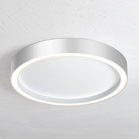 Bopp Aura LED-taklampa Ø 30 cm vit/aluminium
