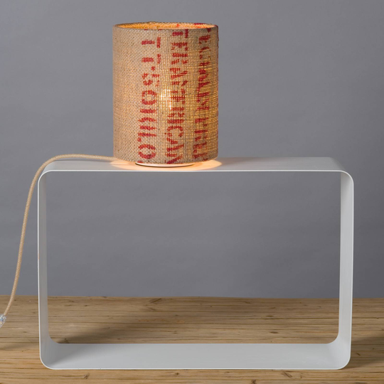 Bordslampa N°17 pärlböna av kaffesäck