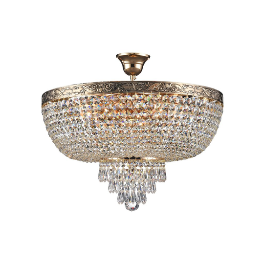 Palace kristall 50cm (Mässing/guld)