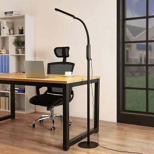 Arcchio Heimo LED-golvlampa dimbar CCT