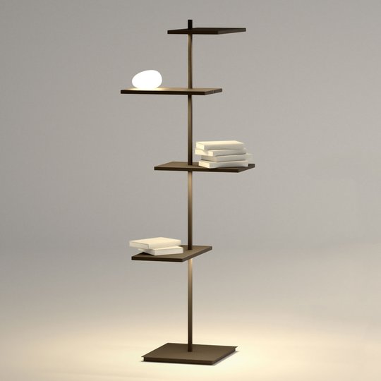 Multifunktionell LED-golvlampa Suite 133 cm