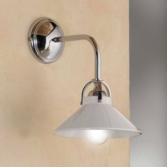 Vägglampa GIACOMO med keramikskärm