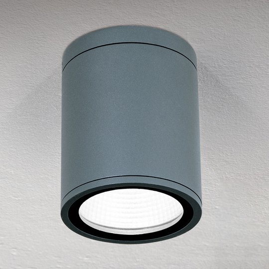 LED-taklampa Sputnik IP65 Ø 9 cm antracit