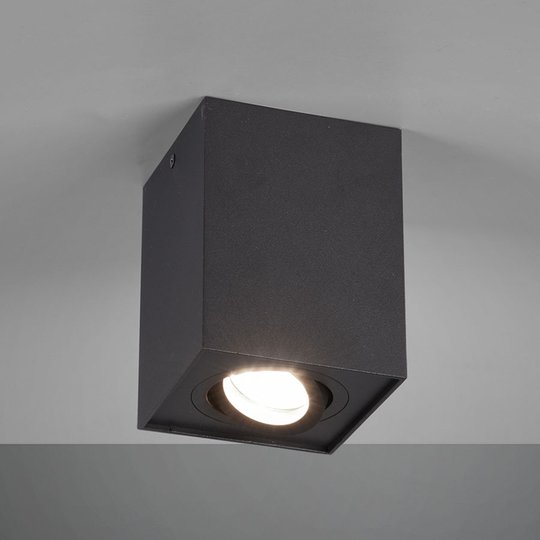 Taklampa Biscuit, 1 lampa, svart