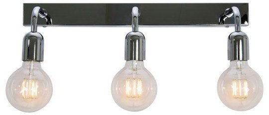 Regal 3 vägglampa (Förkromad/blank)