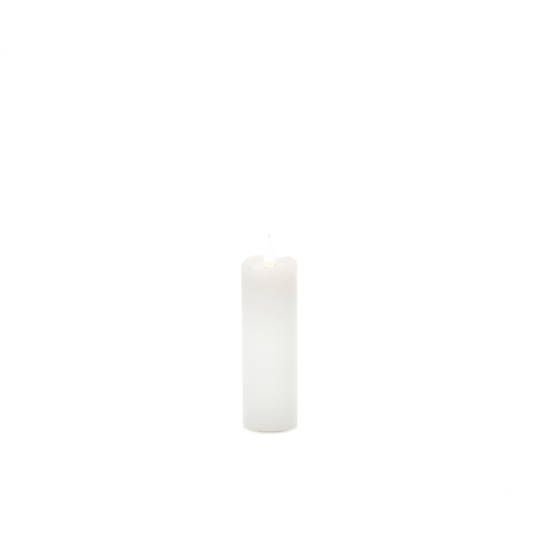 Vaxljus 5x15,2 cm LED vit (Vit)