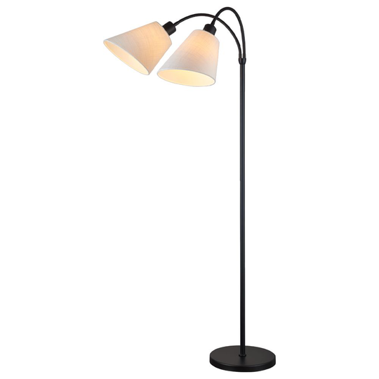Tower cut golvlampa (Svart)