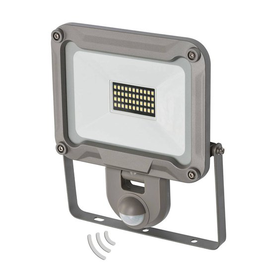 Utomhus LED-spot Jaro med sensor IP44 30 W