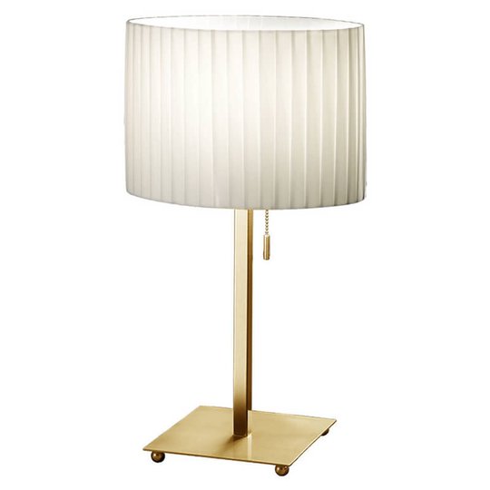 KOLARZ Sand - bordslampa med plisserad skärm