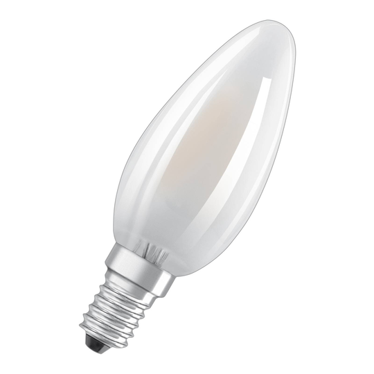 OSRAM LED-kronljuslampa E14 4,8 W Classic B 827