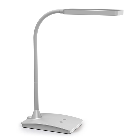 LED-bordslampa MAULpearly, CCT dimbar silver