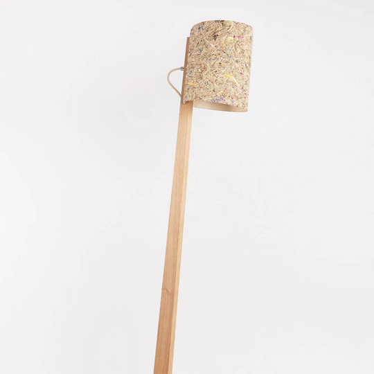 ALMUT 1411 golvlampa cylindrisk Ø30 cm alpäng