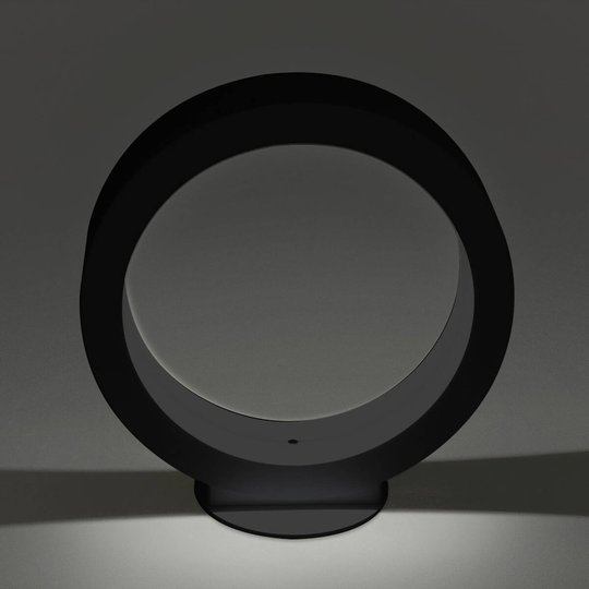 Dimbar LED-bordslampa Assolo i svart 20 cm