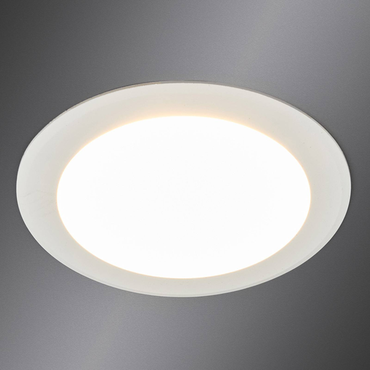 Arian - LED-inbyggd spot i vitt, 11.3 cm 9W