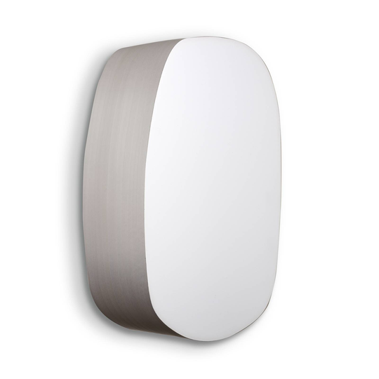 LZF Guijarro Medium LED-vägglampa, grå