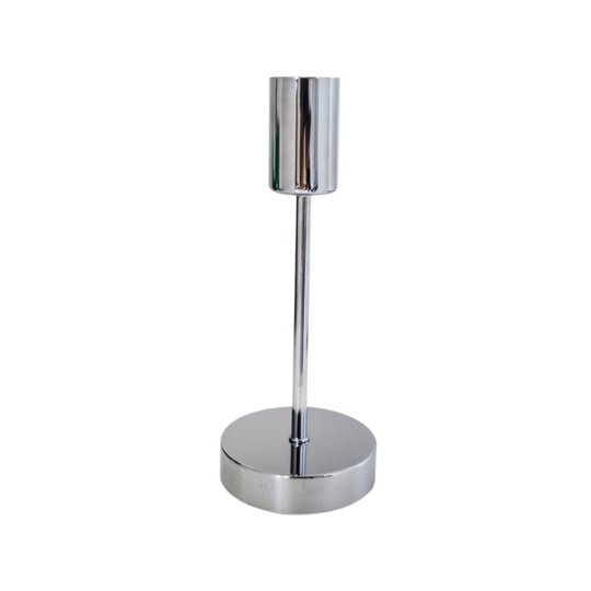 Nikko lampfot 25cm (Förkromad/blank)