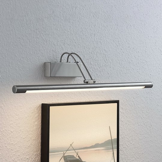 LED-bildlampa Mailine med omkopplare, nickel