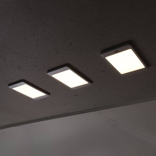 LED-bänklampa Saskia 3-pack med brytare
