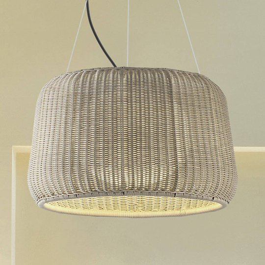 Bover Fora S - utomhus hänglampa, vit beige