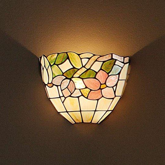 BRINDISI- vägglampa i Tiffanystil