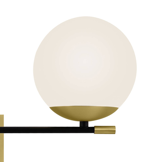Maytoni Nostalgia vägglampa 2 lampor av glas