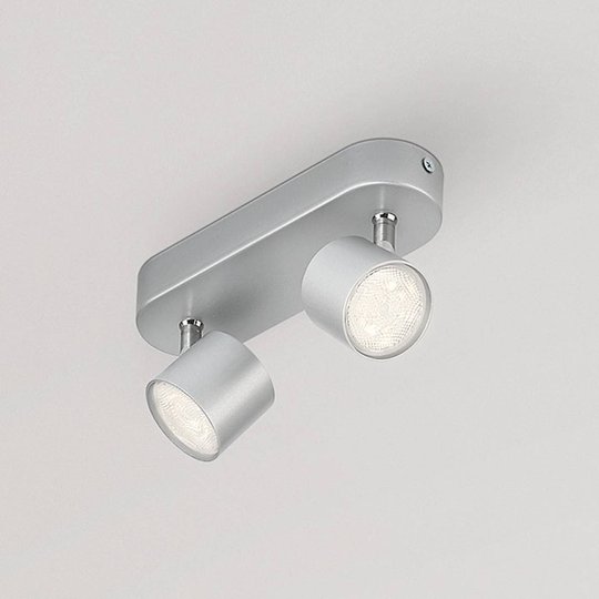 LED-taklampa Star, svängbar, 2 ljuskällor