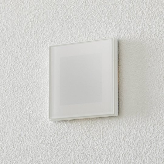 BEGA Accenta vägginbyggnad kantig ring vit 315 lm