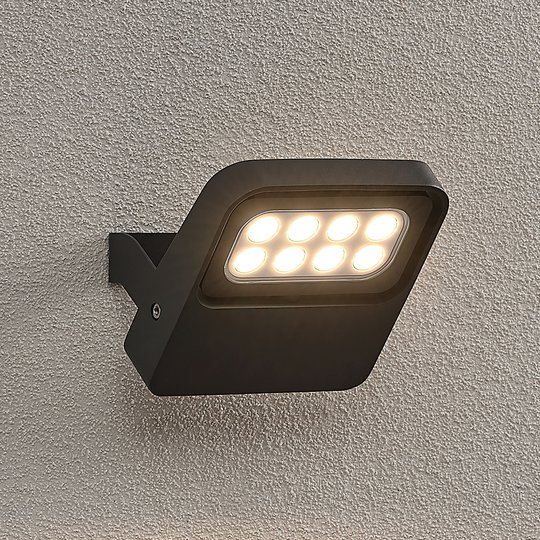 Lucande Kyrilo utomhus LED-spot, 8 LED