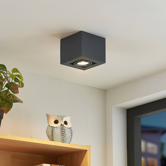 Arcchio Giyan påbyggnadslampa, 1 lampa, svart