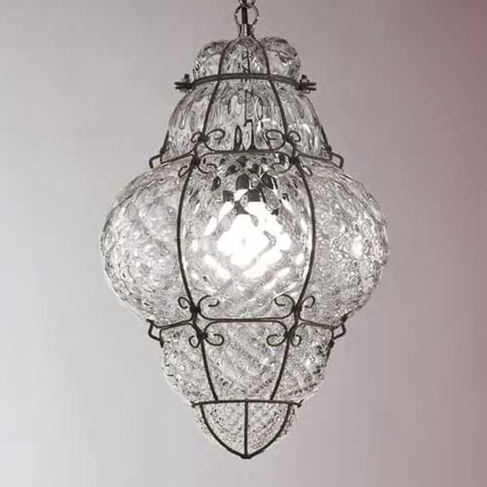Munblåst hänglampa CLASSIC, 62 cm
