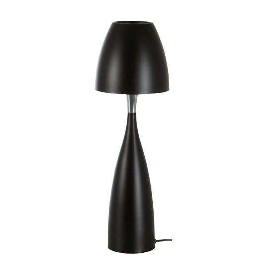 I svart - liten LED-bordslampa Anemon 38,9 cm