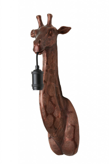 Giraffe vägglampa (Rosé)