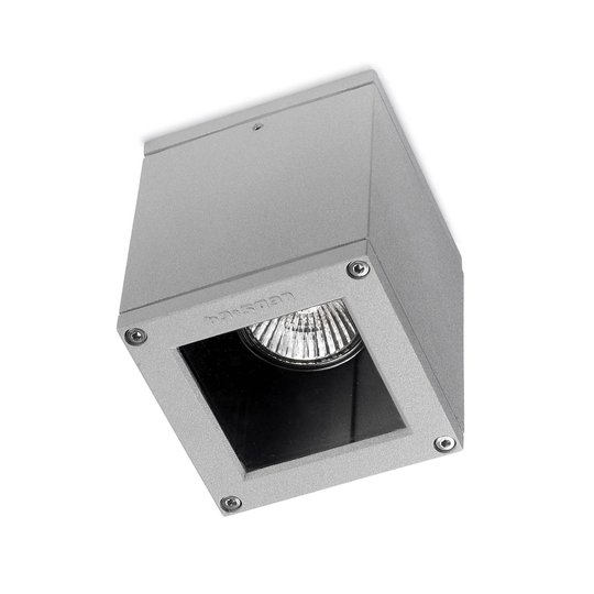Grå, liten utomhusvägglampa AFRODITA