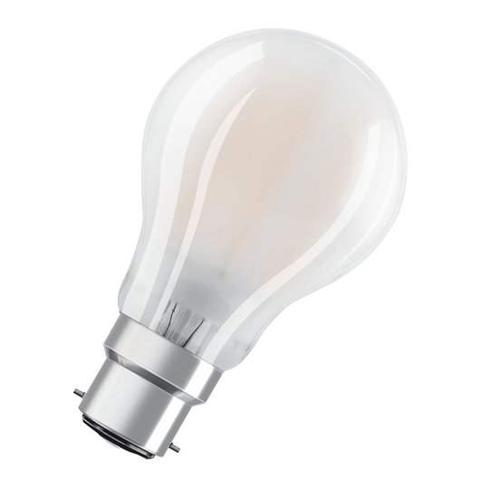 OSRAM LED-lampa B22d Classic 827 7 W dimbar matt