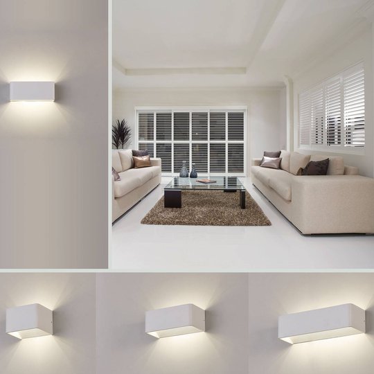 LED-vägglampa Icon, 2 700 K, bredd 20 cm