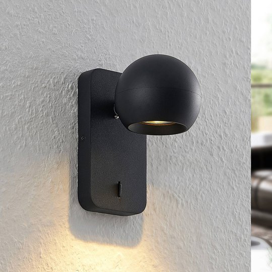 Arcchio Renko väggspot 1 lampa svart