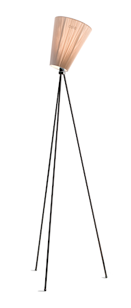 Oslo Wood Golvlampa Beige skärm