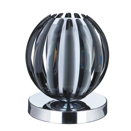 Bordslampa Claw med touchfunktion, skärm rök