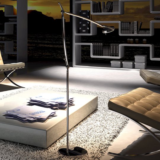 Modern LED-golvlampa Perceval